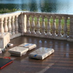 Stone Baluster Installation